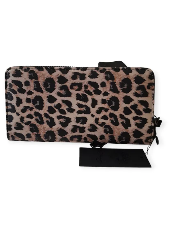 Ed Hardy Y2K Leopard Print Eternal Love Long wallet NWT with skull charm - Image 8
