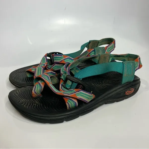 Chacos multi colored z sandals size 7 women’s‎ - Image 3