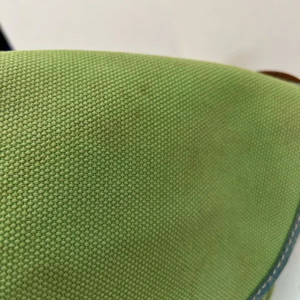 Fossil Austin Flap Bag Messenger Green Leather Adjustable Crossbody - Image 11