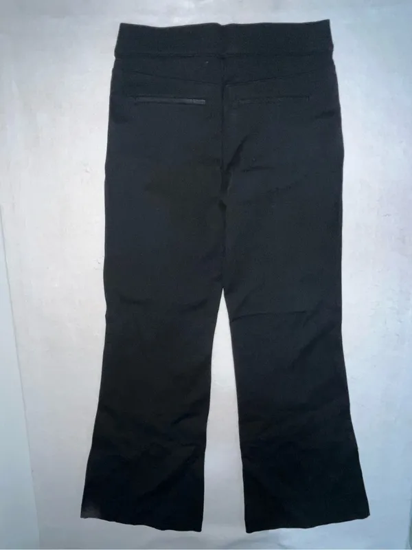 Spanx Perfect Pant Hi-Rise Flare Black Pintuck Work Pants NWT Size XL - Image 3