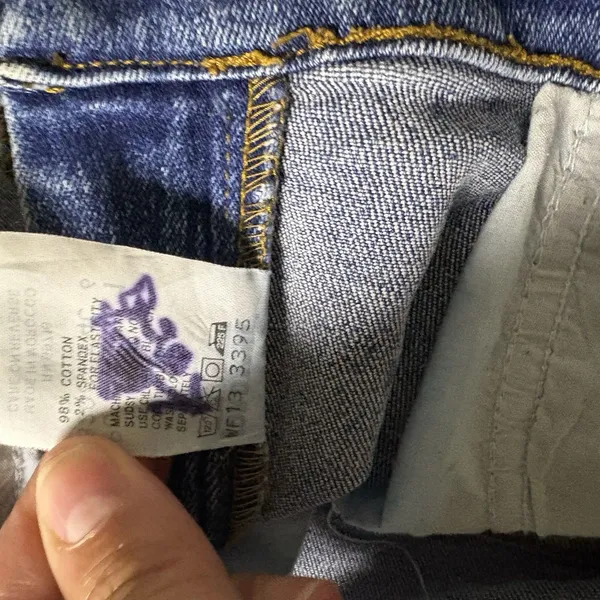 Vintage Y2K Jordache Denim Mini Skirt Blue Jean Skirt Women’s Size 14 Approx - Image 8