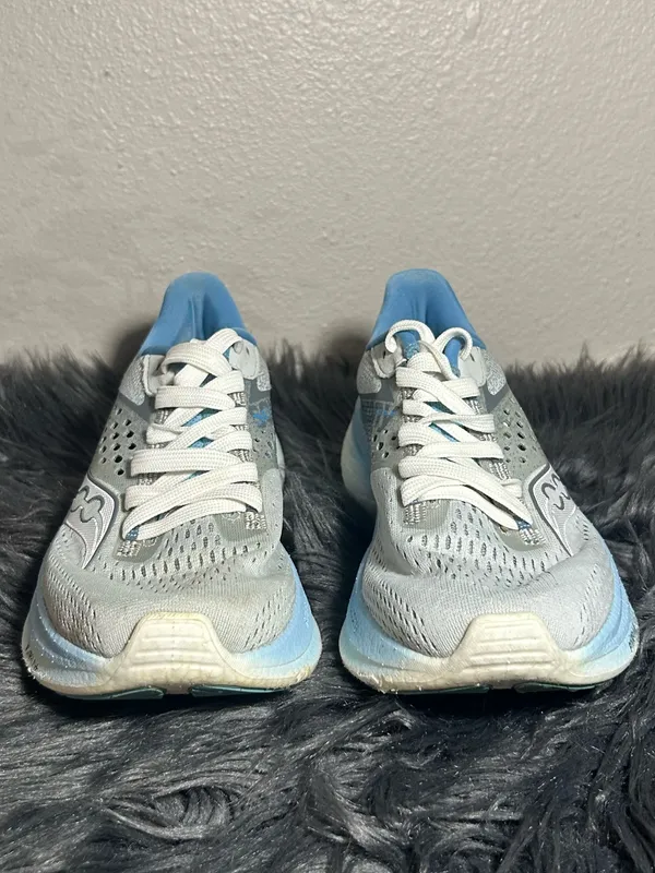 Saucony RIDE 17 Women Light Blue Running Shoe Cushioned Support Sneakers Sz 6.5 - Image 5