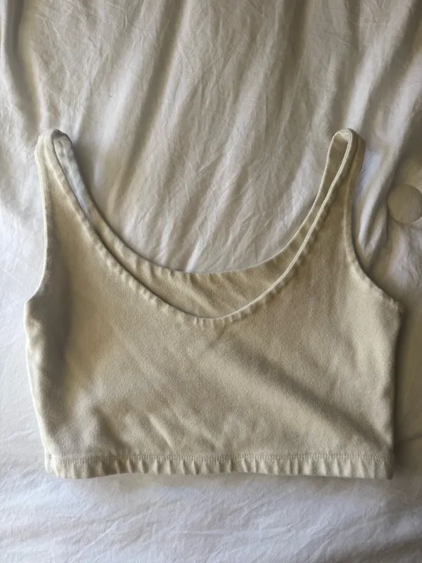 Brandy Melville Lydia Tank Cream - Image 2