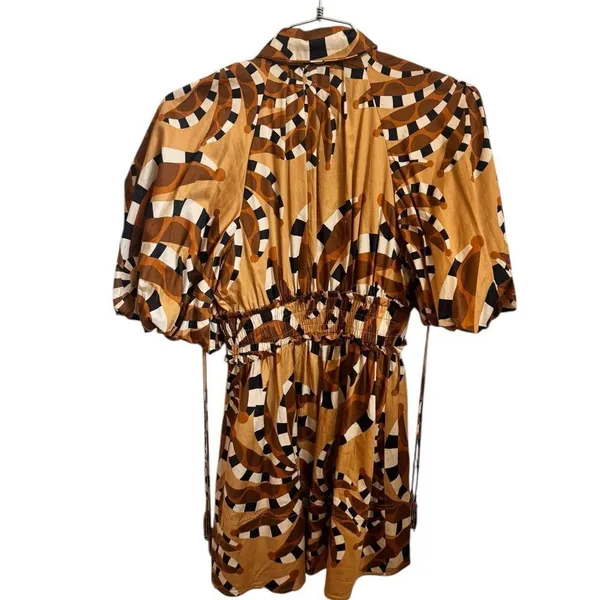 Farm Rio Bananada Button-Down Mini Dress XS - Image 4