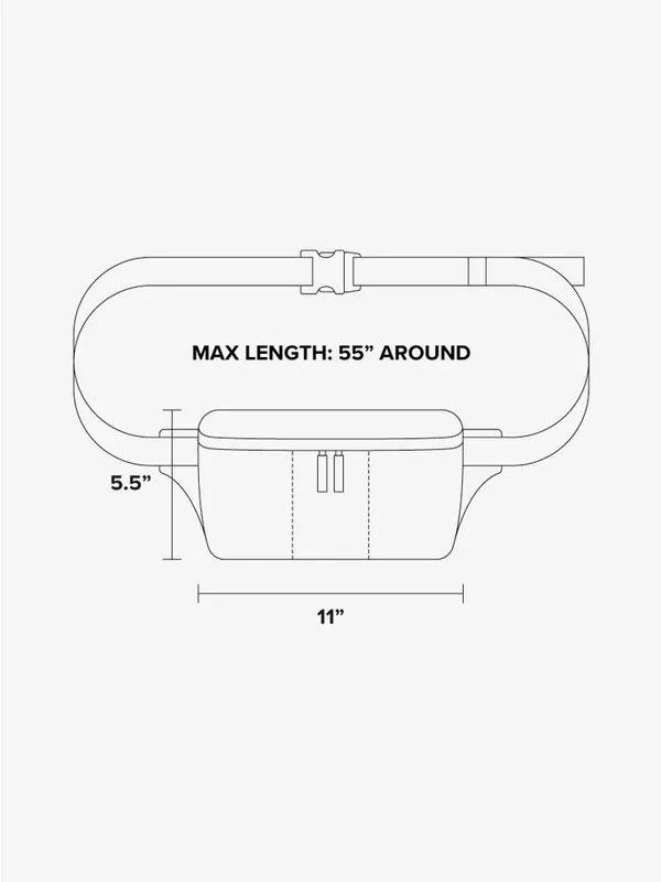 Calpak Luka Belt Bag in Rose Quartz - Image 9
