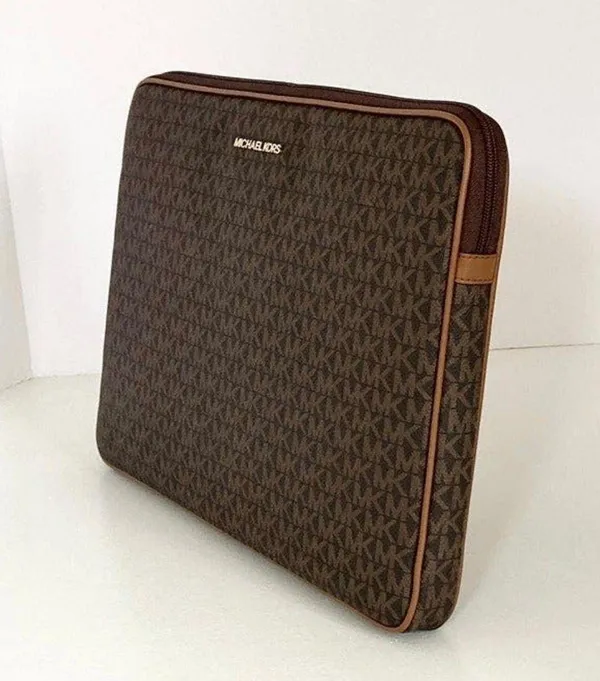 Brown Signature Laptop Case - Image 4