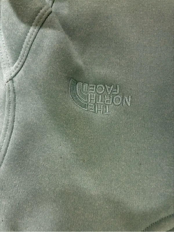 The North Face Mint Green Fleece Zip-Up Jacket - Image 7