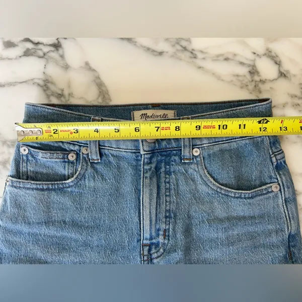 NWT Madewell The '90s Straight Jean 23 broken zipper needs repair/replacement - Image 9
