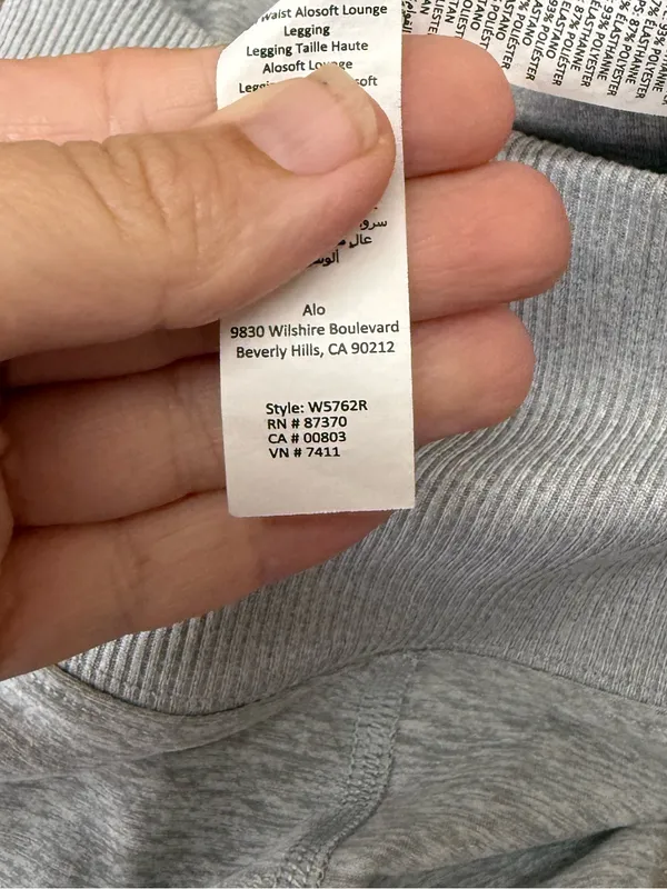 Alo Yoga Alosoft Lounge high-rise leggings size small - Image 6
