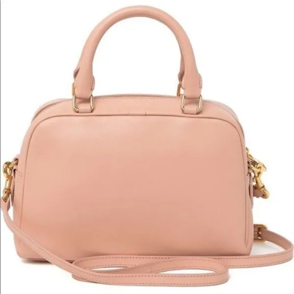 Marc Jacobs Voyager‎ Leather Mini Satchel, Luxury Italian Leather, Pink, NWT - Image 4