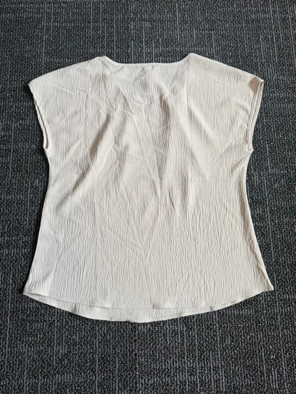 Blooming Jelly Dressy Business Casual Top Work Trendy Short Sleeve Shirt Size L - Image 5