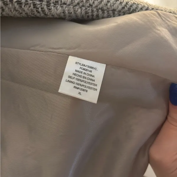 - Tayshia Pocketed Coat - Heather Grey - Image 5