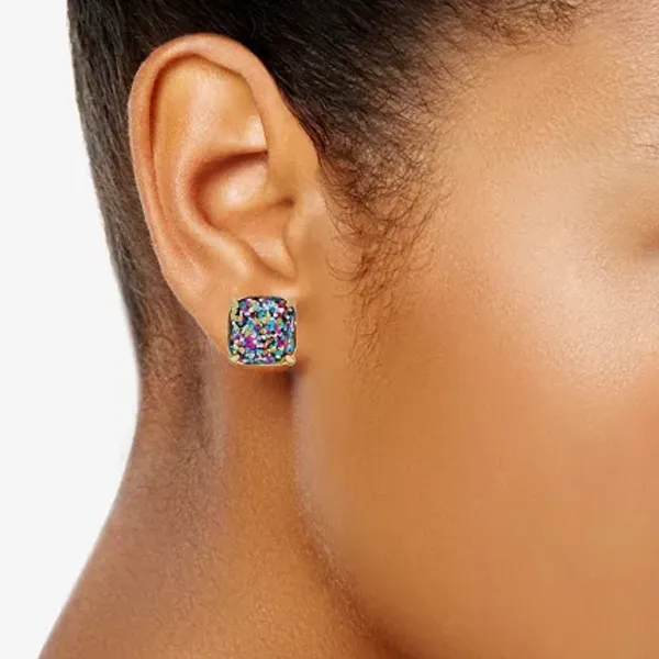 Kate Spade multicolor confetti square stud earrings - Image 3