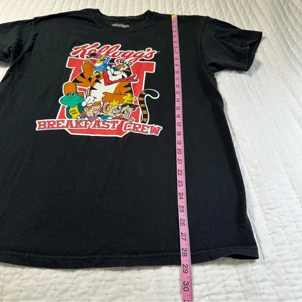 Kellogg's Breakfast Crew University Unisex Black Short Sleeve Tee - Image 5