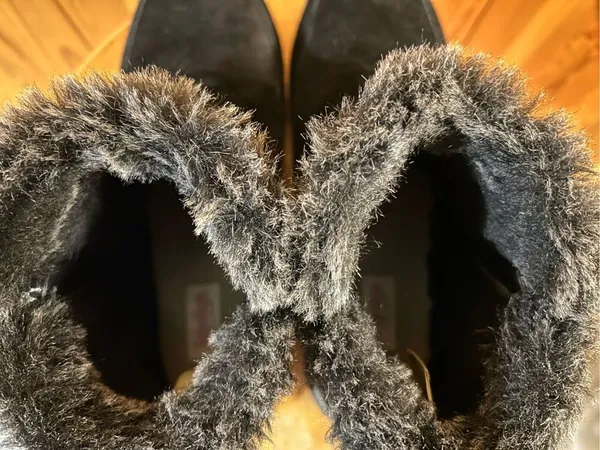 Staheekum Olivia Black Suede Womens Size 10 Cozy Plush Lining Boots - Image 5