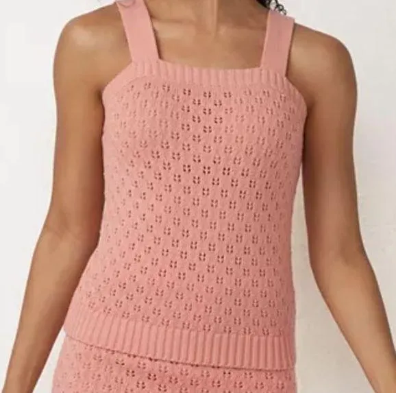 LC Lauren Conrad Pointelle Tank - Size XL - NWT - Image 30