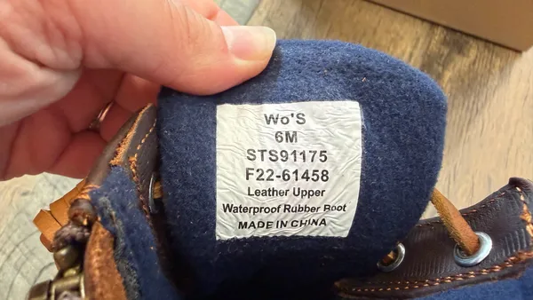 Sperry Top-Sider Saltwater Duck Boot Women’s Tan/Navy Waterproof Lace-Up 6 M NEW - Image 9