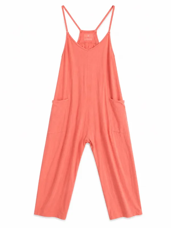 Free People FP Movement Hot Shot Onesie Womens XS Coral Excellent Jumpsuit - Image 3