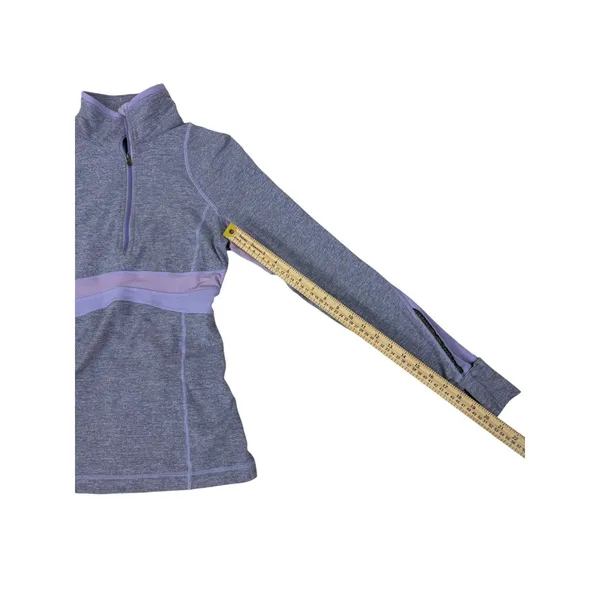 Lululemon Athletica Purple Full Zip Workout Jacket Womens Size 6 - Image 11