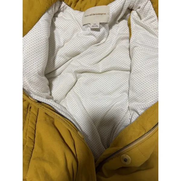 Pilcro and the‎ Letterpress Corduroy Puffer Vest Mustard Yellow Women's Large - Image 10