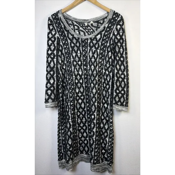 Anthropologie Moth Mini Sweater Dress Womens Medium whimsygoth bohemian designer - Image 3
