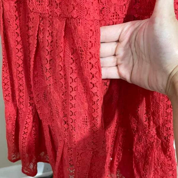 Free People Undone Lace Mini Dress - Image 6