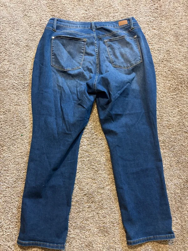 Judy Blue‎ Women’s High Rise Cool Denim Boyfriend Jeans 18W - Image 7