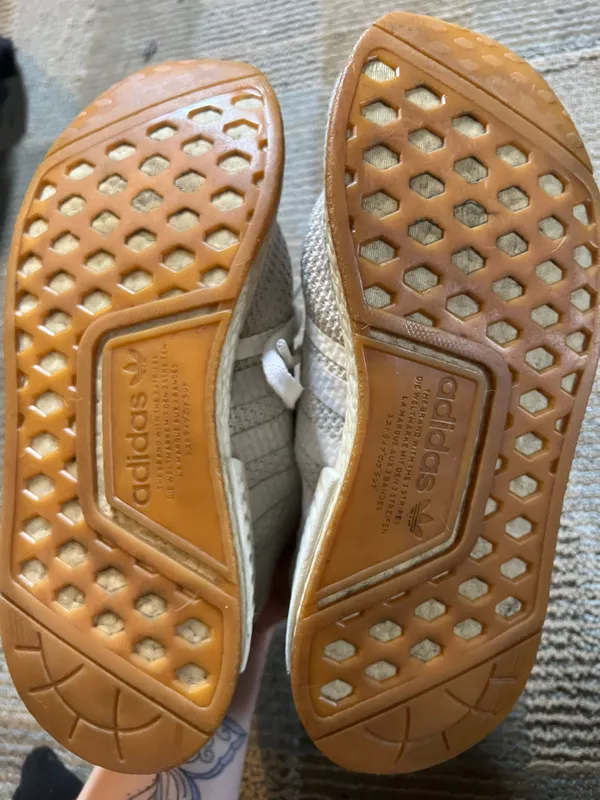 White NMD Adidas Sneakers - Image 3