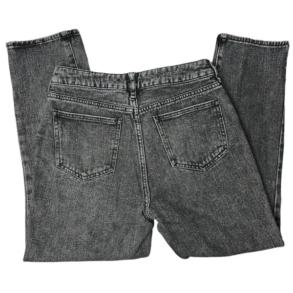 PACSUN black distressed mom jean size 27 - Image 3