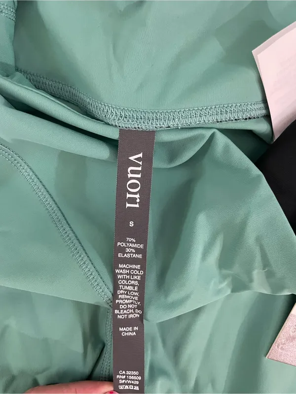 Vuori NWT Stride Leggings Basil High-Rise Pockets Size S - Image 8