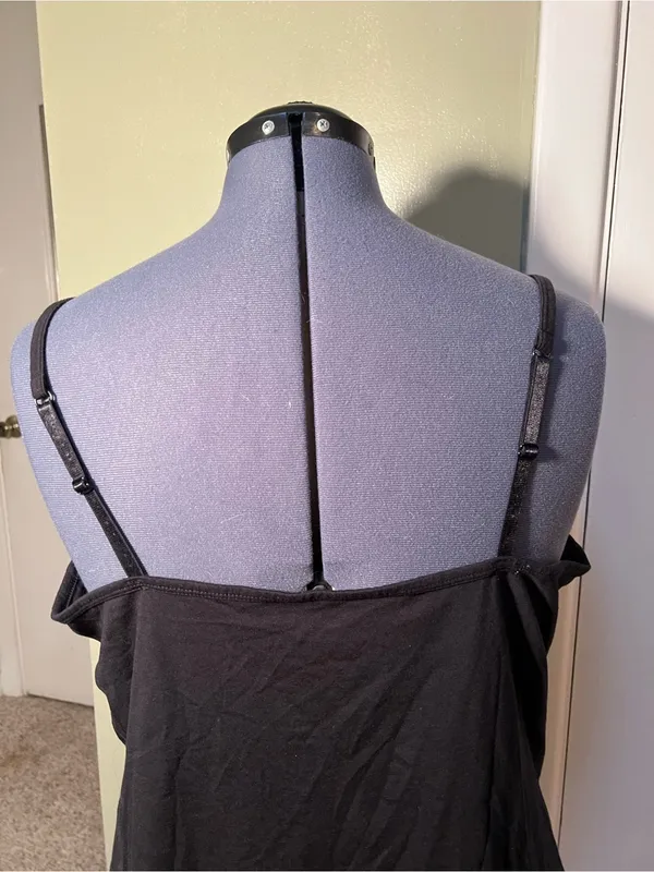 Old Navy Women’s Plus Sz 3X First-Layer Camisole Tank Top Black Jack Square Neck - Image 7