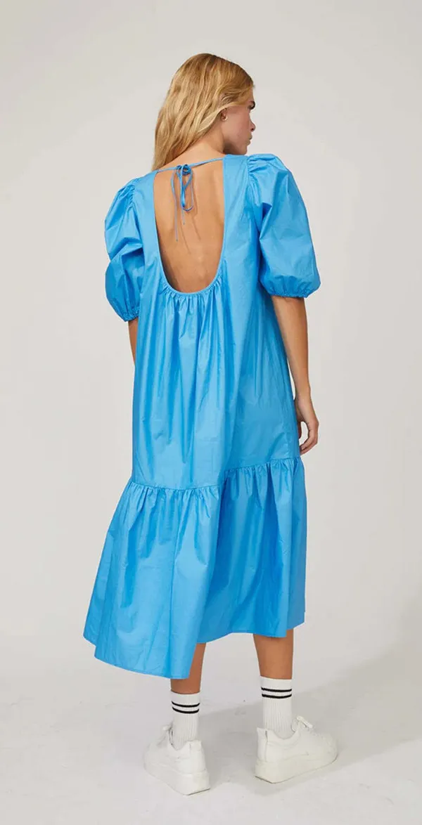 Free People Park Dress Malibu Blue - Image 6