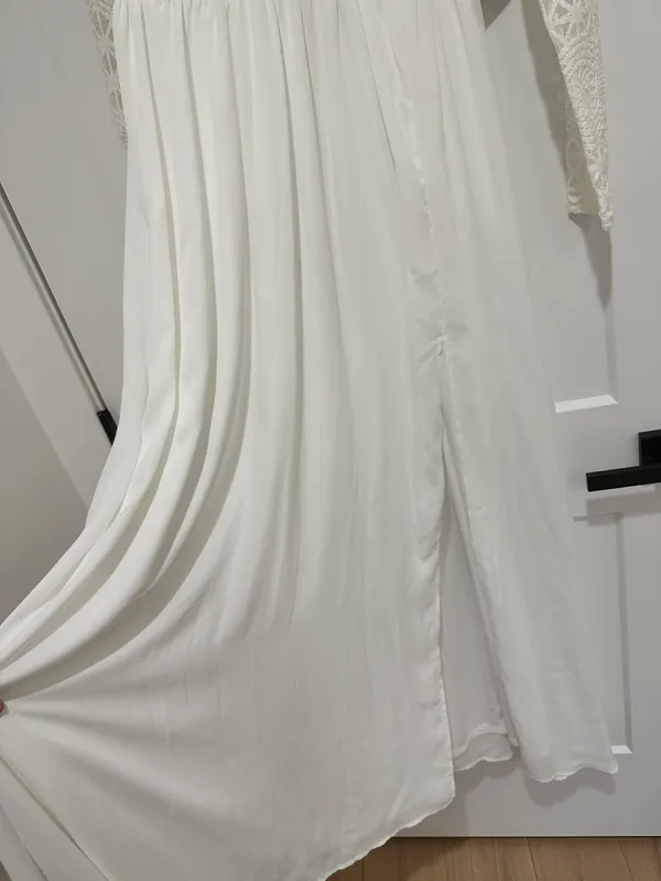 Lulus White Lace Maxi Dress - Image 3