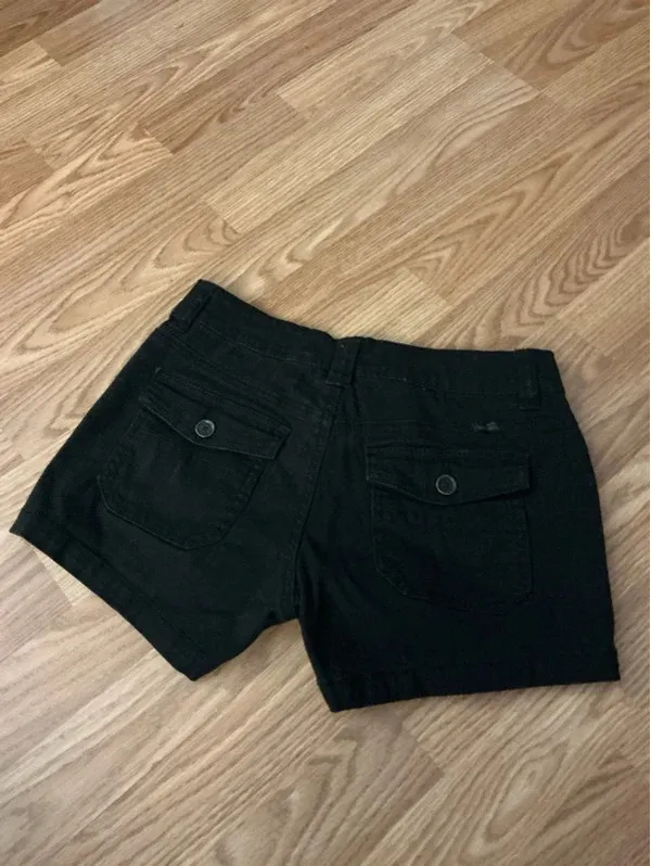 Y2K Unionbay Black Low Rise Shorts Size 1 (25W) - Image 4