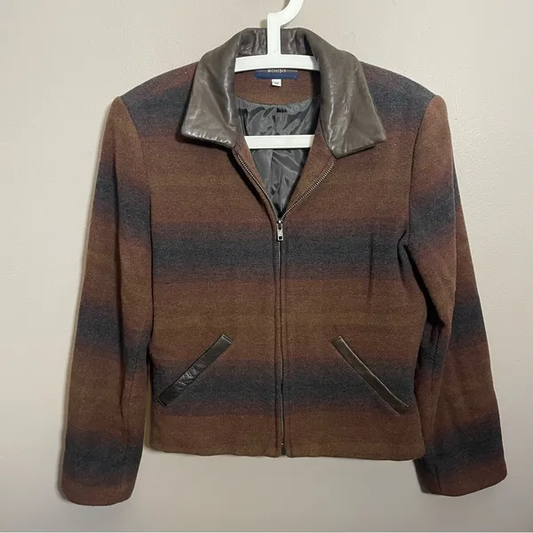 Breeches Lambswool Cashmere blend Vintage Zip Jacket Size M - Image 2