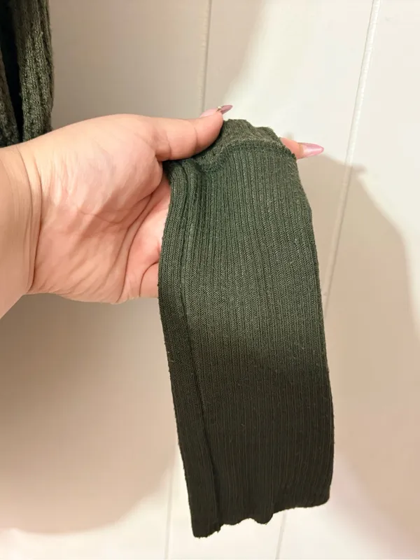 Free People We The Free Catalina Thermal Top Olive Green Long Sleeve XS - Image 5