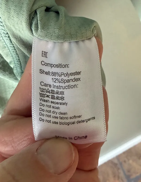 Zip Up Hoodie Lightweight Green Size 3X - Image 4
