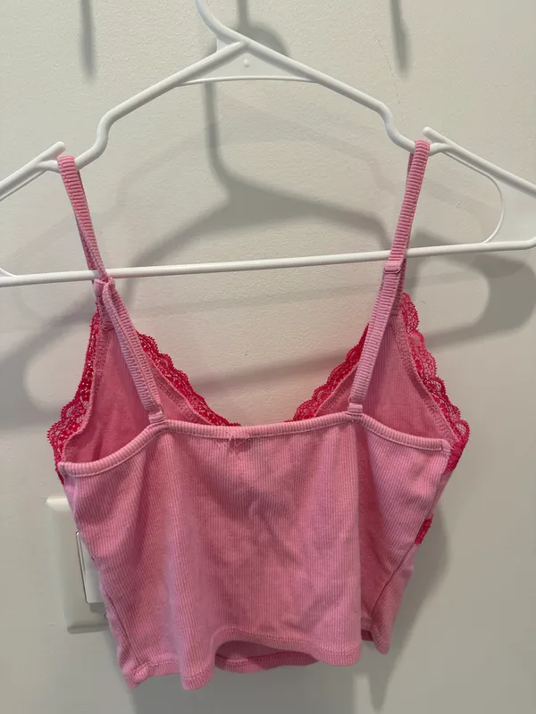 Garage Pink Crop Top - Image 4
