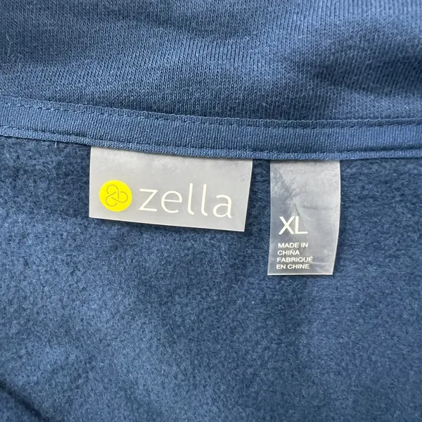 ZELLA Ultra Soft Fleece Half Zip Pullover Sweatshirt Womens XL Cropped Mock Neck - Image 5