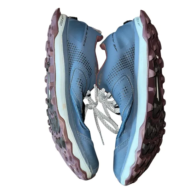 Altra Lone Peak 5 Majolica Blue Trail Running Shoes ALOA4VR7408 Womens 8 no sole - Image 8