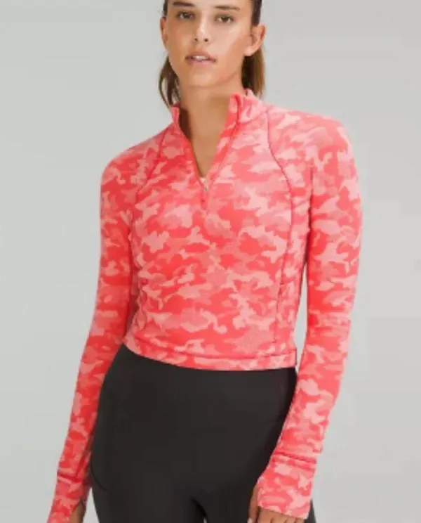 Lululemon Rulu Run Cropped Half-Zip - Image 4