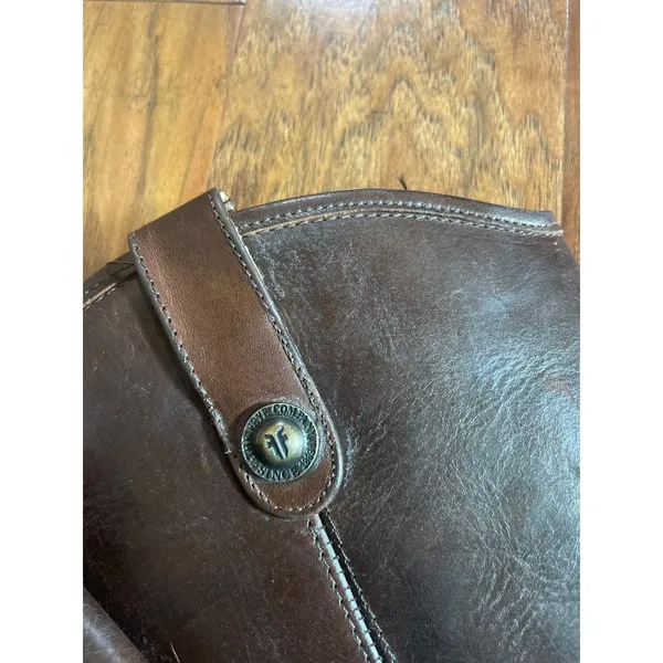 FRYE Melissa Riding Boots Broken-In Size 7 EQUESTRIAN Brown Leather Shoes - Image 6