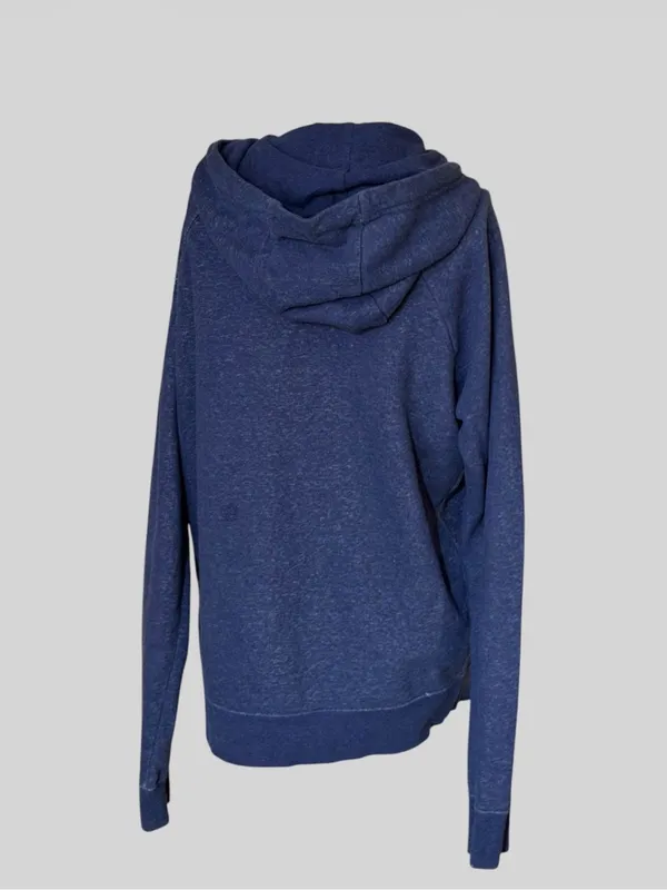 Nike Blue Pullover Hoodie with Black Logo - Image 4