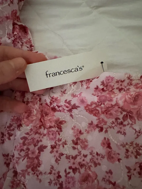 NWT Francesca’s summer dress pink - Image 3