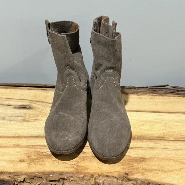 Frye Sarah‎ Shortie Suede Ankle Boots Size 7 B103 - Image 3