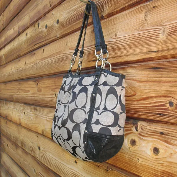 Coach Alexandra Signature Jacquard Large Bag - Image 3