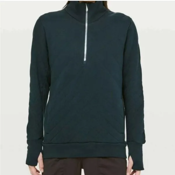 Lululemon‎ Forever Warm Pullover Nocturnal Teal size 2 - Image 2