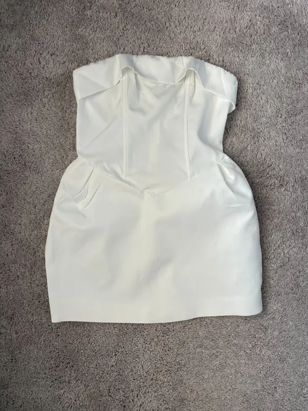 Pretty Little Thing White Mini Dress 4 - Image 2