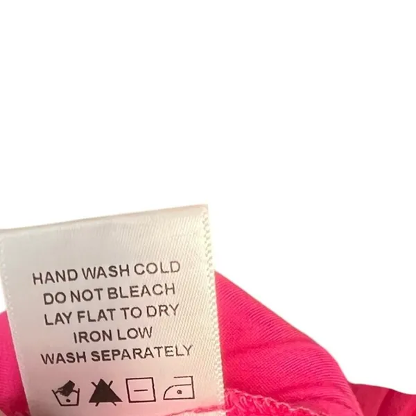 Lovers and Friends Noah‎ Wrap Dress Slip Sleeveless Satin Hot Pink Size Small - Image 15
