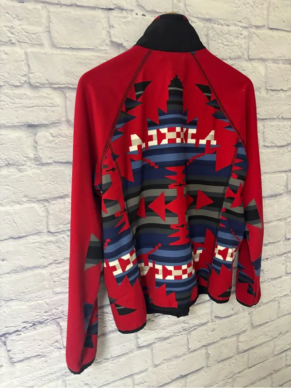 Lauren Ralph Lauren Active Puffer Fleece Jacket With Native Print Womens Size XL - Image 11